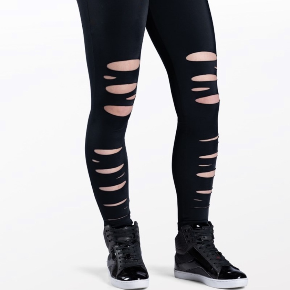 COPY - SLASHED FRONT LEGGINGS